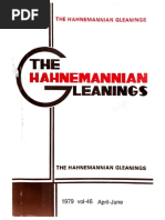 Hahnemannian Gleanings 1979 Vol. 46 Q2