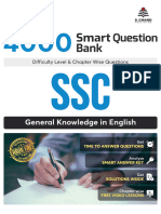 Best 4000 Smart Question Bank SSC General Knowledge in English Next Generation Smartbook by Testbook and S Chand 026cc109