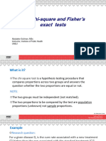 Chisquare and Fisher Exact Test - v2