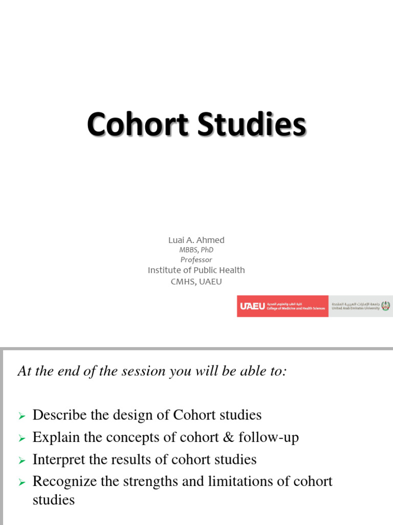 Cohort Studies 2022 PDF Cohort Study Epidemiology