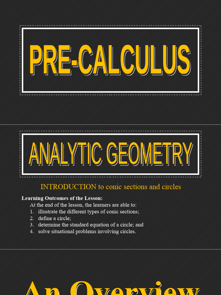 Conic Sections and Circle Equations | PDF | Ellipse | Euclidean Geometry
