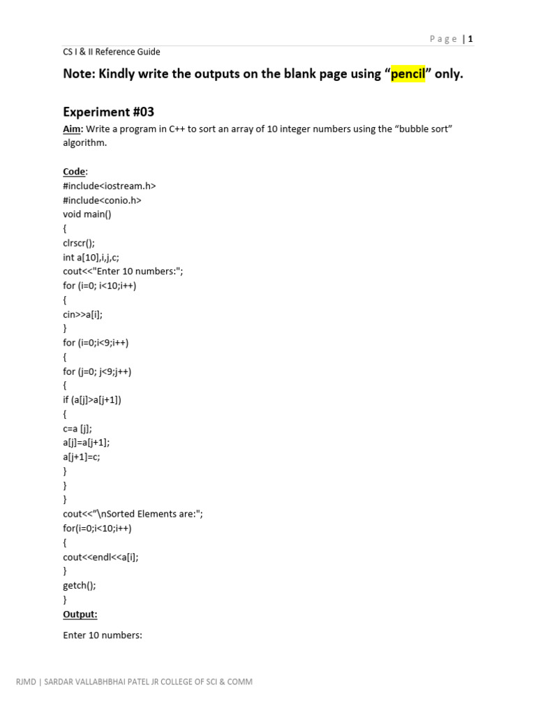 CS Journal Final | PDF