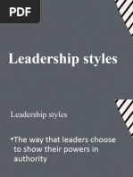 Leadership Style (Perillo)