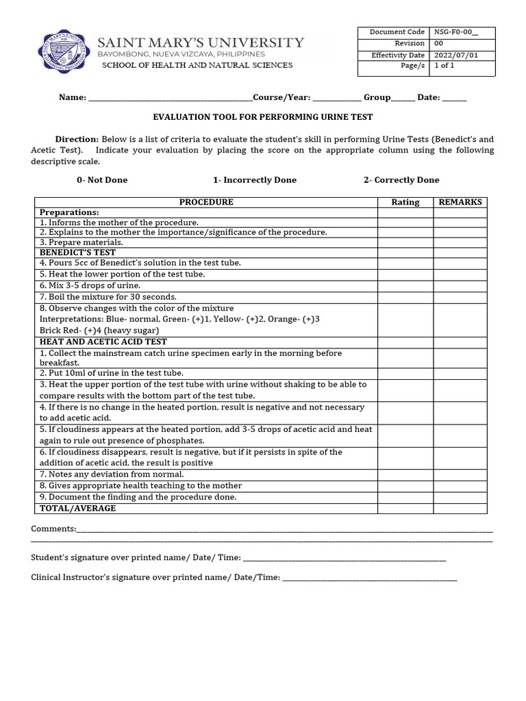 ISO Urine Tests | PDF | Finance & Money Management