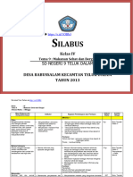 Silabus 4 Tema 9 Makanan Sehat Dan Bergizi (SFILE