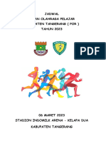 Buku Acara Atletik Por Pelajar 2023