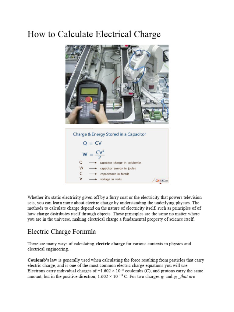 Electric Charge Conversion Calculator – QIZR