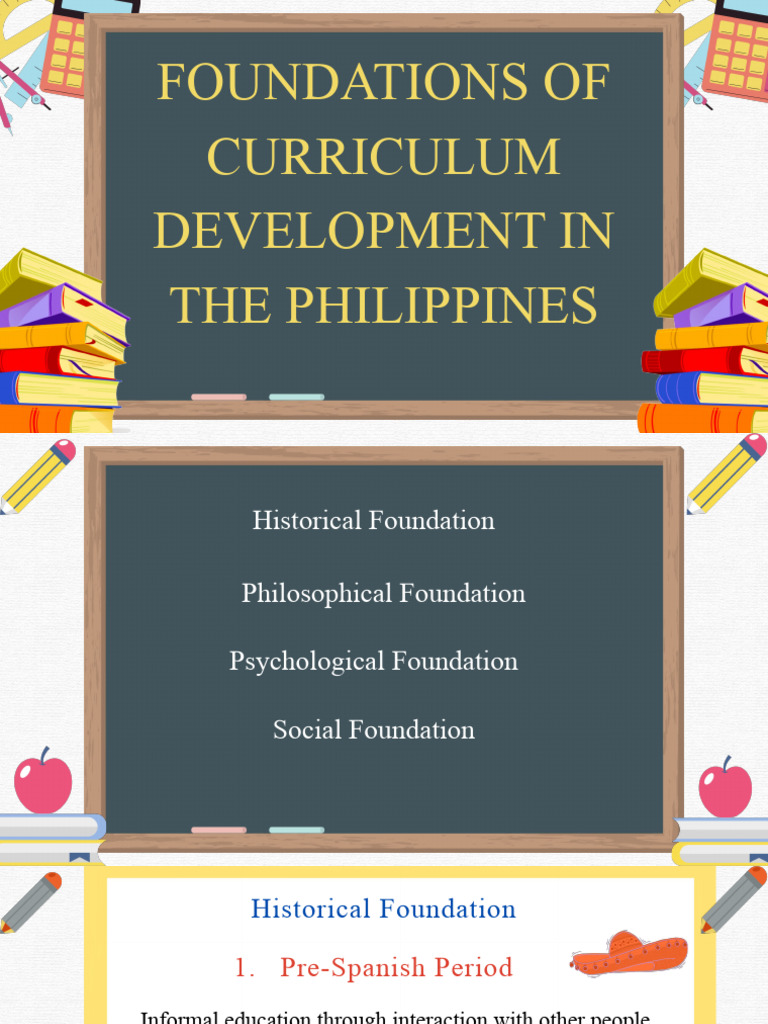 Foundations of Curriculum in the Philippines | PDF | Curriculum | Schools