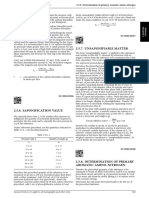 USP EP - 2.5.6 - Saponification Value, 2.5.7 - Unsaponifiable Matter