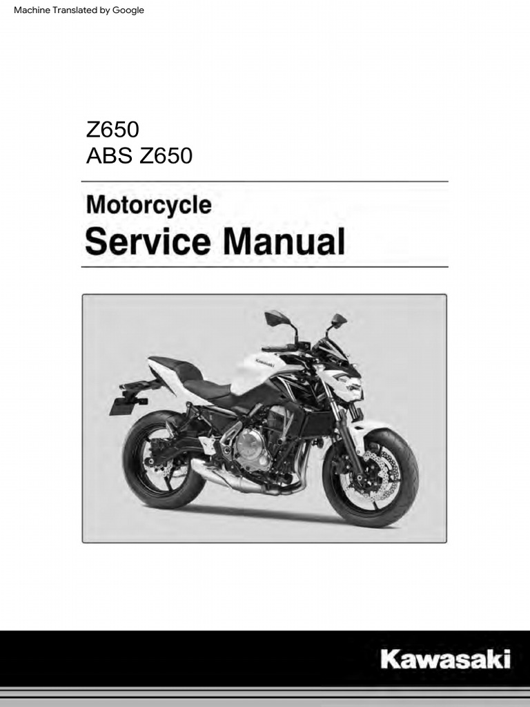 KAWASAKI Z650 SERVICE MANUAL PDF visual data 3