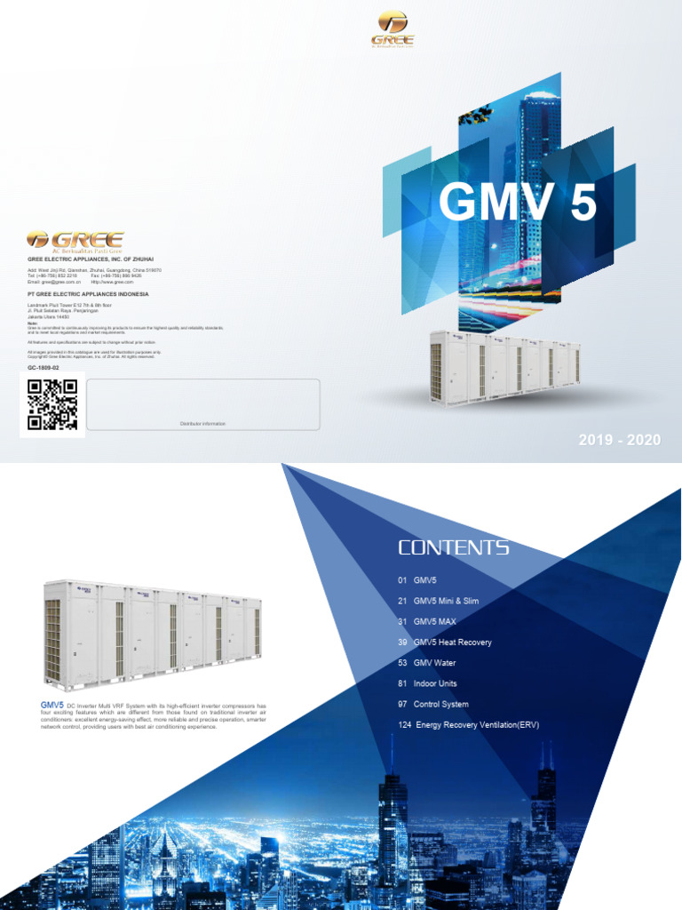 GMV 5 Catalogue | PDF | Power Inverter | Electric Motor