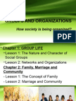 Socio1 GROUPS AND ORGANIZATIONS
