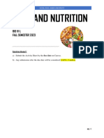 Food and Nutrition