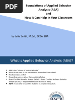 Foundations of ABA