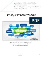 Cours Ethique Et Déonthologies-1