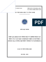 2019 - Chế tạo, khảo sát tính chất và hình thái cấu trúc của vật liệu compozit trên cơ sở nhựa epoxy gia cường sợi thuỷ tinh E và nanosilica