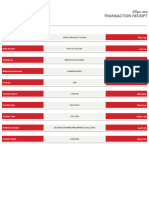 Transaction Receipt: Within SAB Quick Transfer