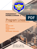 Program Linear: Perangkat Pembelajaran 1