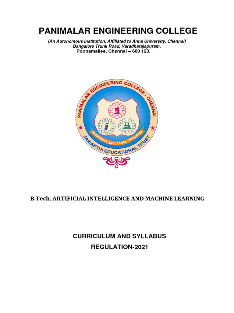 Ai & ML Curriculum Without Border With Logo | PDF | Artificial ...
