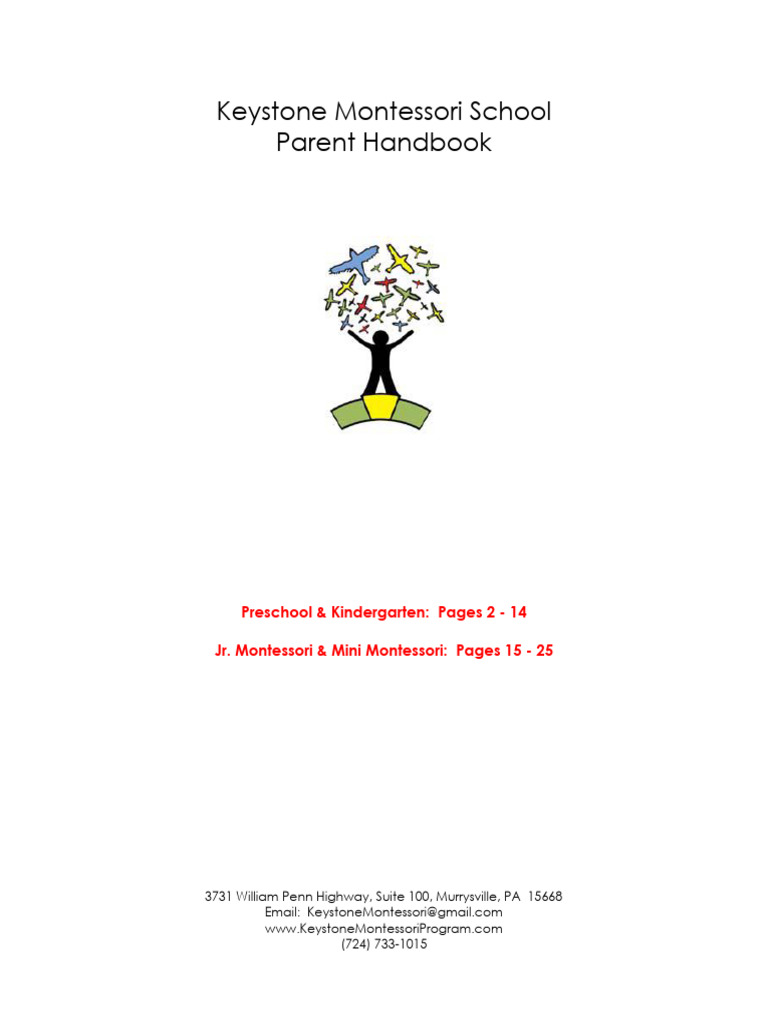 Keystone Montessori Parent Guide | PDF | Montessori Education | Teachers
