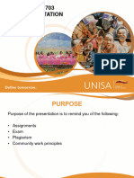 Bsw3703 Presentation Notes 3 - Community Work Principles