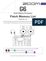 G6 PatchMemoryList v1.1 E2