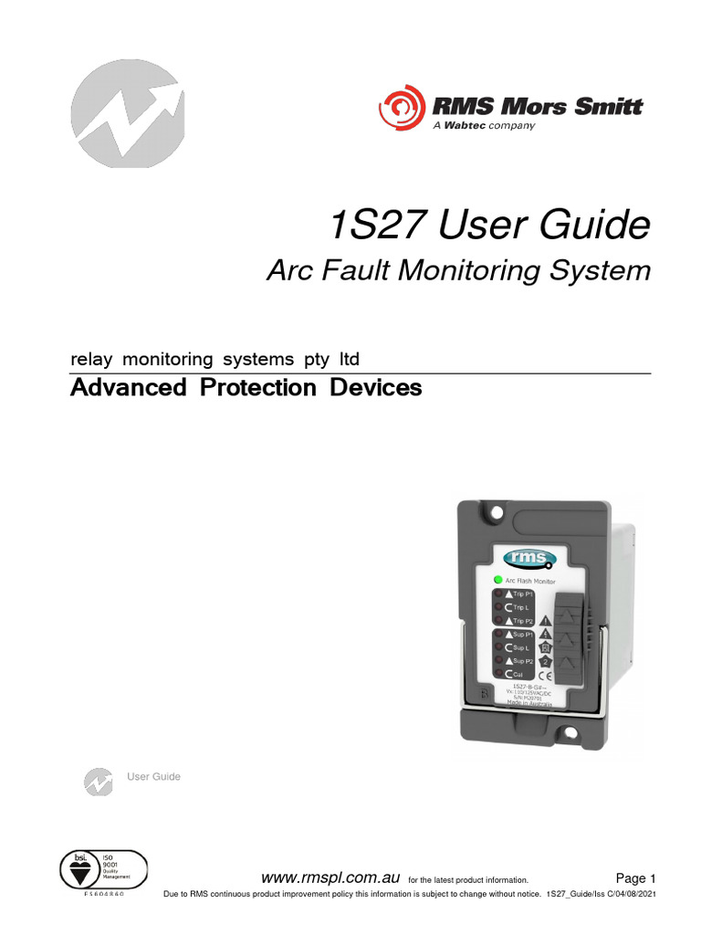 1S27 User Guide | PDF