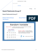 Quant Flashcards Group 17 - GregMat