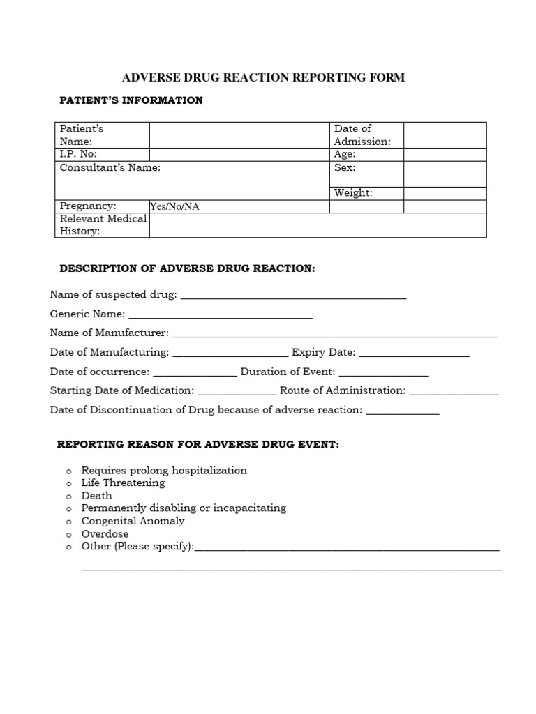 Adverse Reaction To Epinephrine Medication