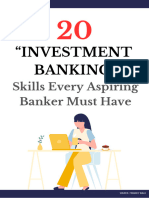 20 Must Have Investment Banking Skills