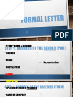 Formal Letter