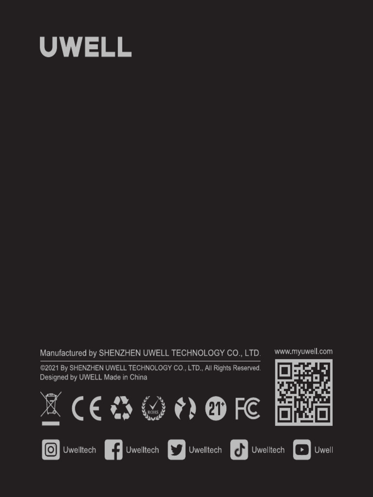 uwell caliburn manual pdf Uwell Caliburn G4 Classic User Manual and Specifications main image 0