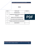 A Study On Financial Analysis of VRL Logistics Limited