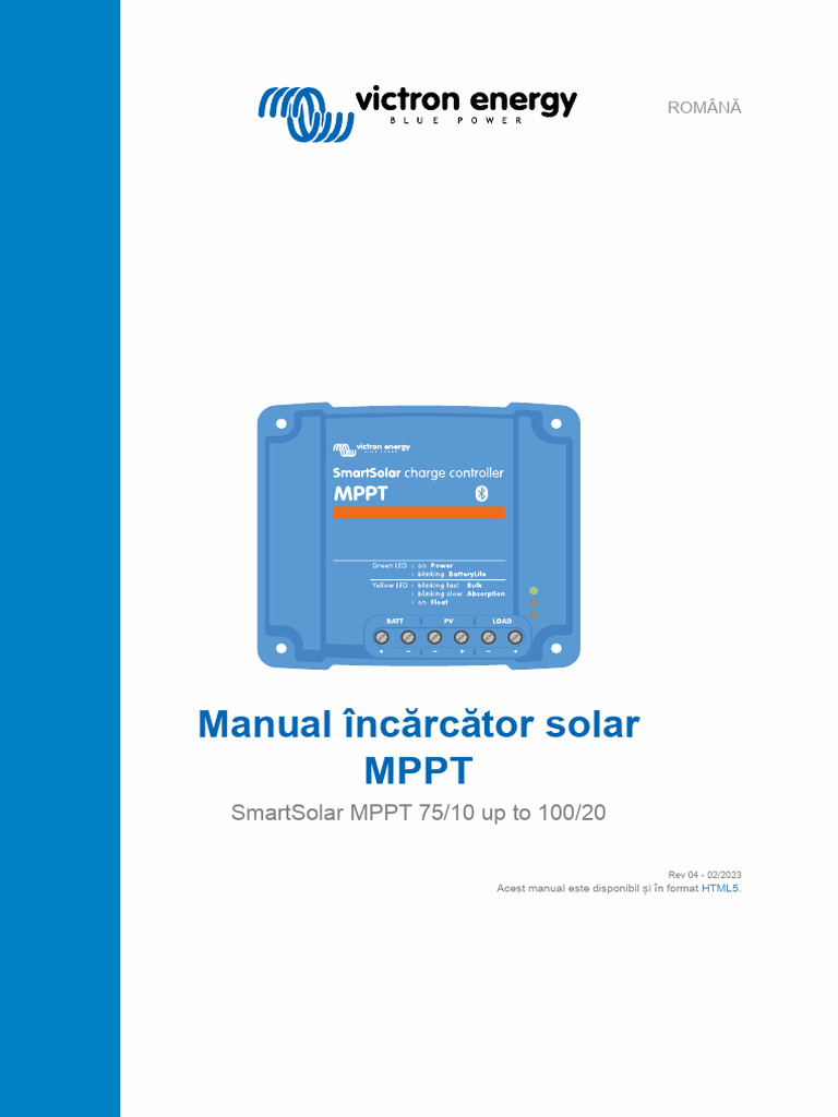 MPPT Solar Charger Manual PDF PDF