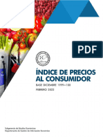 Índice de Precios Al Consumidor Febrero 2022