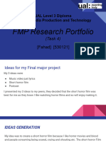 Abul Fahad - Task 4 - FMP Research Portfolio