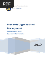 Economic Organizational Management A Unified Fields Theory | PDF ...