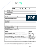 PEP Declassification Report