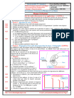 Devoir Surveillé #1 Semestre 1, 2BAC BIOF, SM, 2020-2021, PR JENKAL RACHID