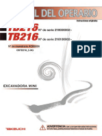 3 - Manual de Instrucciones Maquinaria - Construcciones Entonado, S.L. - Maquina No Matriculada Takeuchi TB 217 R - 215003608 - 2022-04-07
