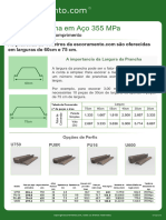 Catalogo de Estacas Prancha Locacao 4 Metros