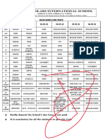 Da e - Sheet Test - May-23 - Class Nur - To-12