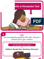 Au L 53232 How To Write A Persuasive Text Display Posters - Ver - 1