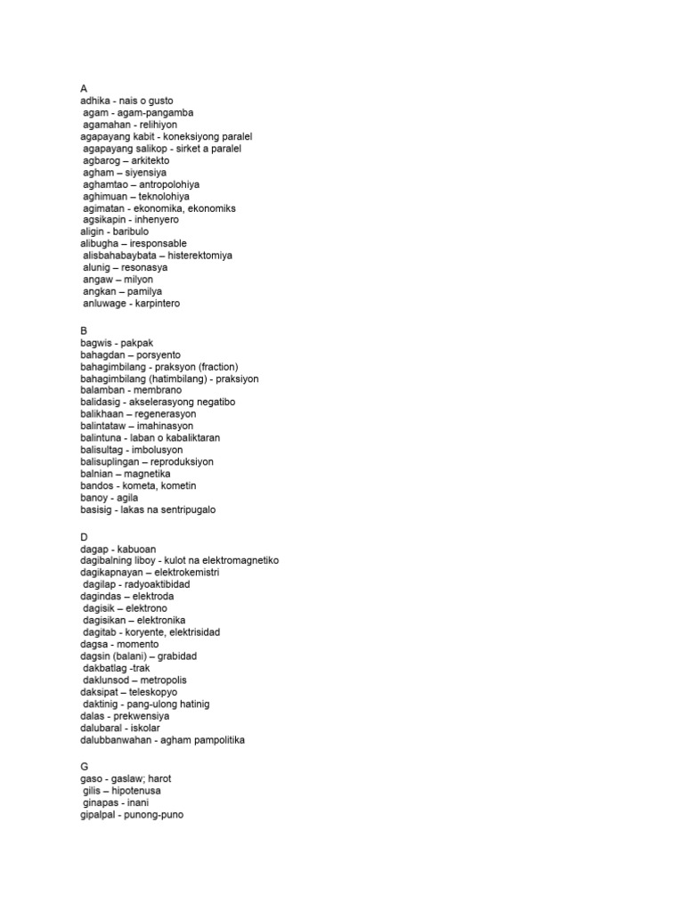 Kahulugan | PDF