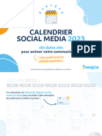 Steeple CalendrierSocialMedia 2023 Premium