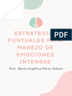 Estrategias Puntuales para Manejo de Emociones Intensas - NIÑOS