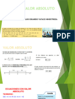 TEMA Valor Absoluto Algebra PPT 3ro Sec