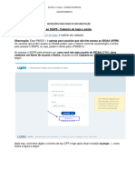 Instrução de Envio de Documentação