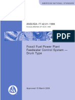 ISA-77.42.01 - Fossil Fuel Power Plant Feedwater Control System - Drum Type