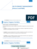 Module 1 - New (Introduction To Project Management With Focus On Prince 2 and PMP)